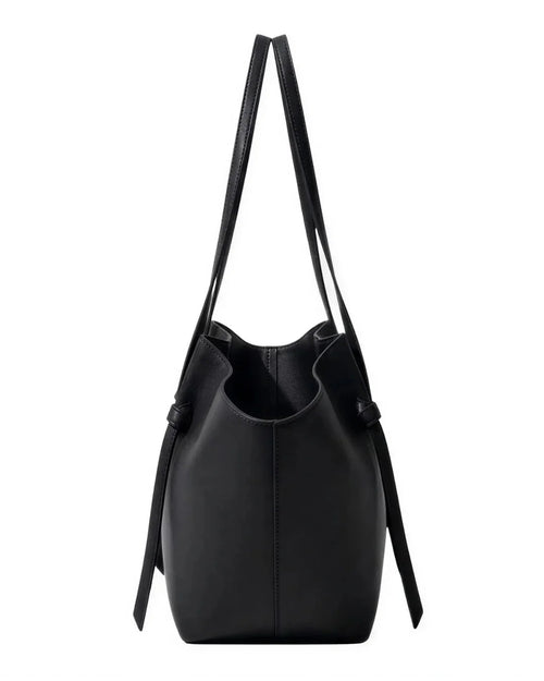 Amara Tote Black Bag - mylight.pk
