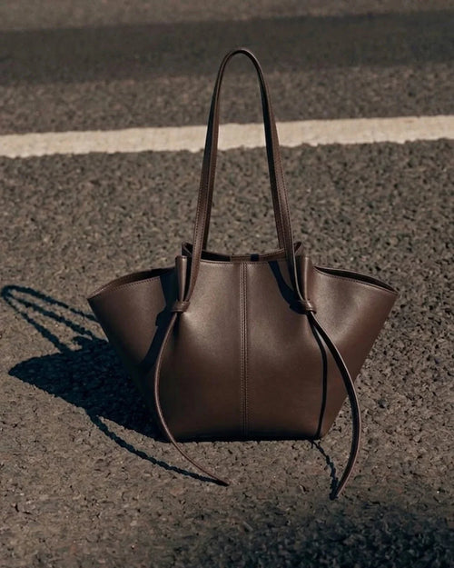 Amara Tote Dark Brown Bag - mylight.pk