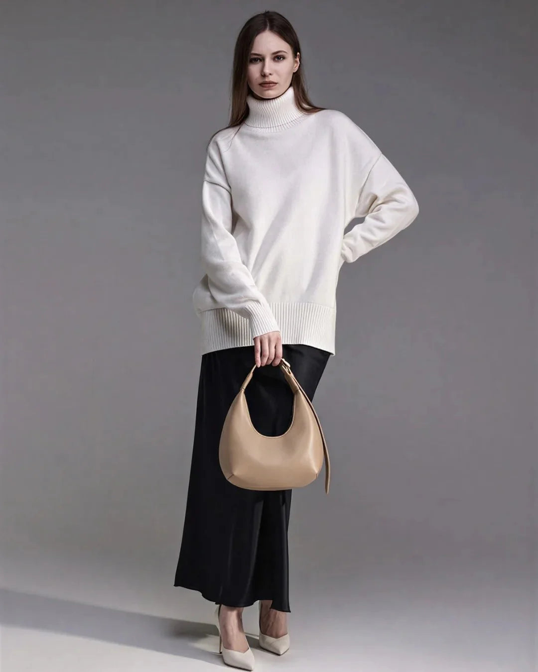 Velora Beige Bag - mylight.pk